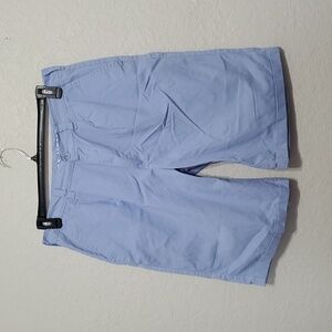 2/$30 Linea Uomo Men's Light Blue Cuffed Shorts Size 36W
